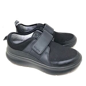 Alegria 40 Womens Shoes Rock n Roll Work Sneaker Double Trouble Black Mesh